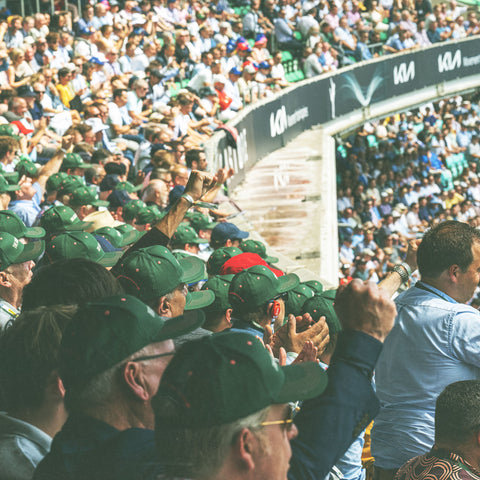 Crowds watching the cricket at The KIA Oval