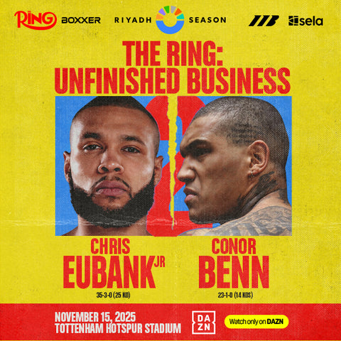 Chris Eubank Jr v Connor Benn official artwork