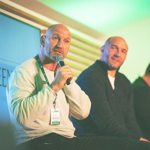 Lawrence Dallaglio on The Green Room panel at Twickenham