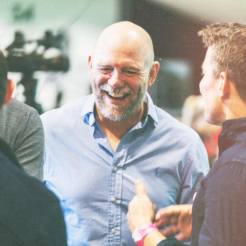 Mike Tindall in The Green Room at Twickenham