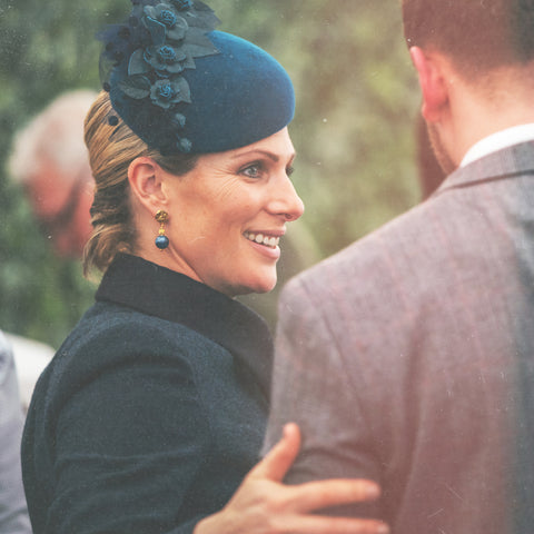 Zara Tindall in The Green Room at Cheltenham