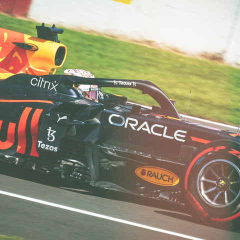 Max Verstappen on track at the F1 British Grand Prix