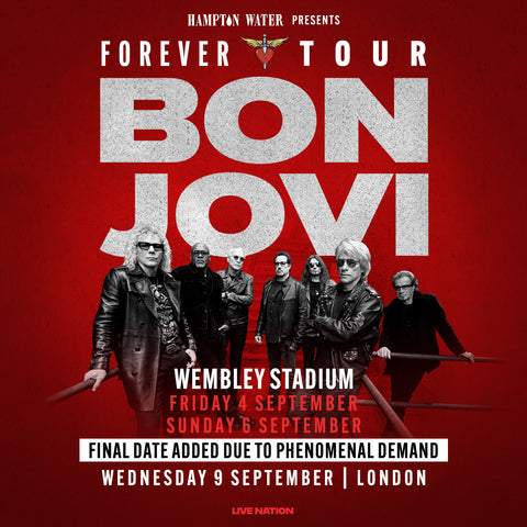 Bon Jovi (Diamond Package) - Sun 6th September 2026
