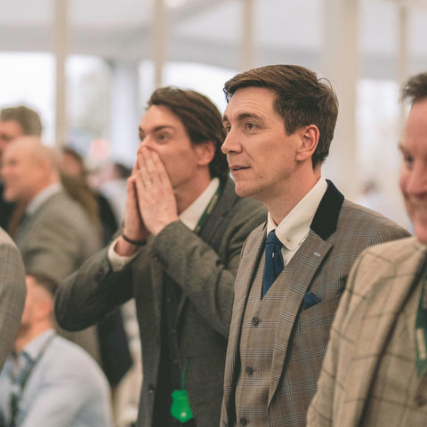 Ollie and James Phelps in The Green Room at Cheltenham