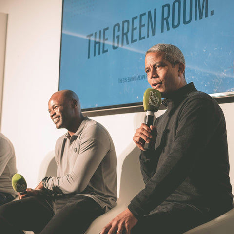 Rugby panel in The Green Room